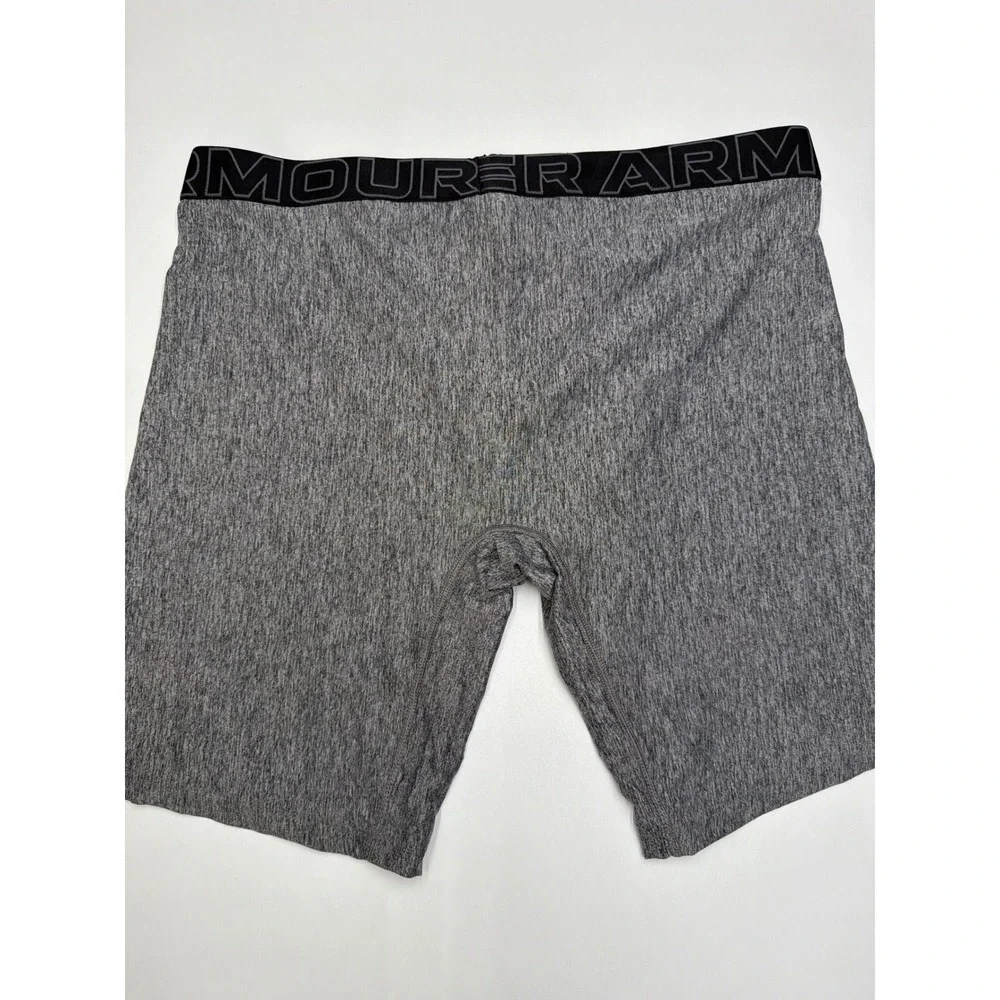 Under Armour Mens Boxerjock‎ Boxer Briefs Performance Tech 9 Inch XL Gray